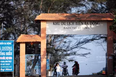 Khu du lịch biển Ba Động thuộc xã Trường Long Hòa, huyện Duyên Hải, tỉnh Trà Vinh. (Ảnh: Nguyễn Luân/Báo ảnh Việt Nam)