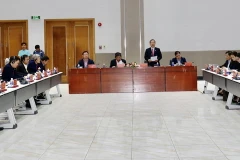 Ông Nguyễn Văn Dành, Phó Chủ tịch UBND tỉnh Bình Dương phát biểu tại Hội nghị. (Nguồn: báo Bình Dương)