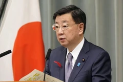 Chánh Văn phòng nội các Nhật Bản Hirokazu Matsuno. (Ảnh: Kyodo/TTXVN)