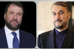 Ngoại trưởng Venezuela Yván Gil và người đồng cấp Iran Hossein Amir-Abdollahian. (Nguồn: mfa.ir)