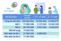 Cập nhật tình hình tiêm vaccine phòng COVID-19 được tiêm ở Việt Nam