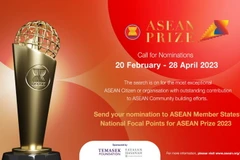 Banner Giải thưởng ASEAN năm 2023. (Nguồn: asean.org)