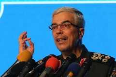 Tham mưu trưởng Lực lượng Vũ trang Iran Mohammad Bagheri. (Ảnh: AFP/TTXVN)