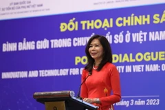 Điều phối viên Thường trú Liên hợp quốc tại Việt Nam Pauline Tamesis. (Ảnh: Hoàng Hiếu/TTXVN)