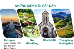 [Infographics] Sa Pa ngày càng thu hút du khách trong và ngoài nước 