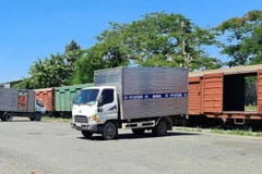 Bãi hàng ở ga Sóng Thần. (Nguồn: Bộ Giao thông Vận tải)