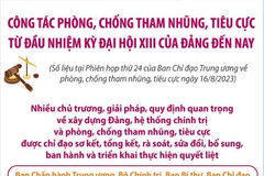 Công tác phòng, chống tham nhũng, tiêu cực của Đại hội Đảng XIII