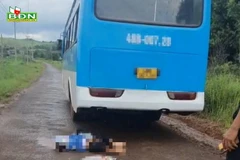 Hiện trường vụ tai nạn. (Nguồn: Báo Đắk Nông)