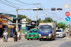 Một đoạn Quốc lộ 22, TP.HCM. (Ảnh: Hồng Đạt/TTXVN) 