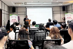 Các doanh nghiệp nghe thông tin về thị trường Thái Lan. (Nguồn: Trang điện tử Đảng bộ TP.HCM)