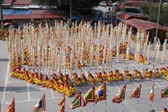 [Photo] Độc đáo hội kéo chữ tại Lễ hội Phủ Dầy Nam Định 