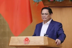 Thủ tướng Phạm Minh Chính, Chủ tịch Hội đồng điều phối vùng Đồng bằng sông Hồng. (Ảnh: Dương Giang/TTXVN)