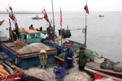 Ngư dân yên tâm ra khơi bám biển sản xuất. (Ảnh: Thái Hà/TTXVN)