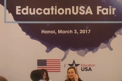 Triển lãm du học Hoa Kỳ lần thứ 3 tăng cường hiểu biết cho người có nhu cầu du học ở Hoa Kỳ. (Ảnh: Anh Uyên/Vietnam+)