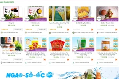Sàn thương mại điện tử OCOP tỉnh Quảng Ninh. (Ảnh chụp màn hình)