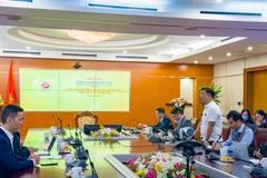 Bộ Thông tin và Truyền thông chính thức tổ chức Diễn đàn Quốc gia về Phát triển doanh nghiệp công nghệ số Việt Nam lần thứ 4. (Ảnh: Minh Sơn/Vietnam+)