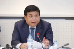 Bộ trưởng Bộ Kế hoạch và Đầu tư Nguyễn Chí Dũng phát biểu. (Ảnh: Doãn Tấn/TTXVN)
