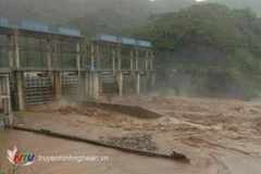 Thủy điện Bản Ang ở xã Xá Lượng, huyện Kỳ Sơn, tỉnh Nghệ An. (Nguồn: Đài PTTH Nghệ An).