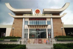 Cửa khẩu quốc tế Mộc bài. (Ảnh: Thanh tâm/TTXVN)