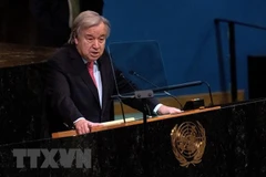 Tổng Thư ký Liên hợp quốc Antonio Guterres. (Ảnh: AFP/TTXVN)