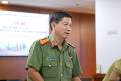 Thượng tá Lê Mạnh Hà, Phó Trưởng phòng Tham mưu Công an Thành phố Hồ Chí Minh. (Nguồn: tuoitre.vn)