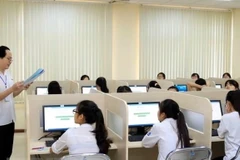 Đại học Quốc gia Hà Nội tổ chức thi đánh giá năng lực. (Ảnh: TTXVN)