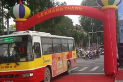 Hà Nội: Khánh thành tuyến đường cho xe buýt do Pháp tài trợ