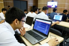 Chuyên gia an toàn thông tin tại Việt Nam tham gia diễn tập ACID 2018. (Ảnh: M.Q/Vietnam+)