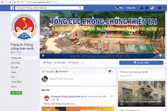 Fanfage của VDMA giúp nhanh chóng chia sẻ thông tin đến người dân trong thời gian xảy ra thảm họa. (Ảnh chụp màn hình)
