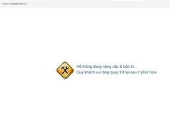 Ảnh chụp giao diện trang web thanhnien.vn vào đầu giờ chiều ngày 23/9. (Ảnh chụp màn hình)