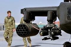 Nhiệm vụ của Hoàng tử Harry là lái trực thăng Apache chiến đấu tại Afghanistan (Nguồn: AFP)