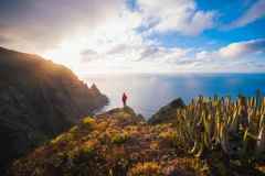 Bãi biển Anaga trên đảo Tenerife thuộc Quần đảo Canary. (Nguồn: Getty)