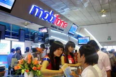 Gian hàng của MobiFone tại Vietnam Telecomp. (Nguồn: XHTT)