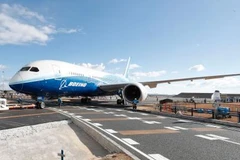 Máy bay Boeing 787 Dreamliner tại sân bay Nagoya , Nhật Bản. (Nguồn: AFP/TTXVN)