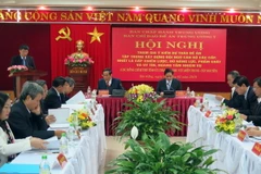 Quang cảnh Hội nghị. (Ảnh: Nguyễn Sơn/TTXVN)