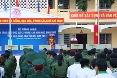 Quang cảnh lễ khai mạc. (Ảnh: Hồng Thái/TTXVN)