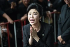 Thủ tướng Thái Lan Yingluck Shinawatra tại Tòa án tối cao ở Bangkok ngày 21/7/2017. (Nguồn: AFP/TTXVN)
