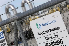 Một trạm bơm thuộc dự án Keystone XL tại Canada. (Nguồn: Reuters)