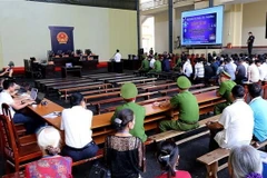 Toàn cảnh phiên xét xử chiều 14/11. (Ảnh: Trung Kiên/TTXVN)