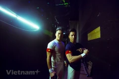 Quốc Cơ, Quốc Nghiệp đã chuẩn bị rất kỹ càng với niềm tự hào mang vinh quang về cho tổ quốc. (Ảnh: Nhân vật cung cấp)