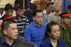 Bị cáo Phan Văn Anh Vũ tại phiên tòa sáng 27/11. (Ảnh: Thành Chung/TTXVN)