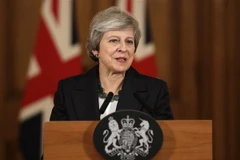 Thủ tướng Anh Theresa May tại phiên họp Quốc hội về Brexit ở London ngày 15/11. (Nguồn: THX/TTXVN)