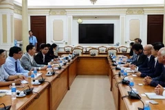 Quang cảnh buổi tiếp. (Ảnh: Xuân Khu/TTXVN)