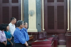 Quang cảnh phiên xét xử. (Ảnh: Thành Chung/TTXVN)