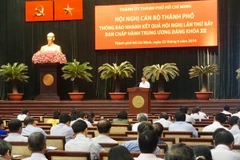 Quang cảnh hội nghị. (Ảnh: Anh Tuấn/TTXVN)