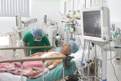 Sức khỏe bệnh nhân ghép tim đang tiến triển tốt và được chăm sóc theo dõi. (Ảnh: Mai Trang/TTXVN)