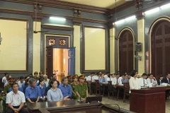 Quang cảnh phiên tòa ngày 10/5. (Ảnh: Thành Chung/TTXVN)