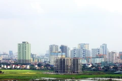 Một góc khu đô thị Mỹ Đình II, quận Nam Từ Liêm, Hà Nội. (Ảnh minh họa: Tuấn Anh/TTXVN)