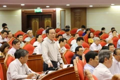 Đồng chí Phùng Quốc Hiển, Ủy viên Trung ương Đảng, Phó Chủ tịch Quốc hội phát biểu. (Ảnh: Phương Hoa/TTXVN)