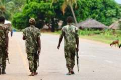 Lực lượng an ninh được tăng cường ở Cabo Delgado. (Nguồn: AFP)